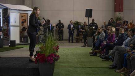 Assemblymember Wicks Very Supportive of Tiny Home Plan to Reduce Homelessness