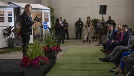 Assemblymember Wicks Very Supportive of Tiny Home Plan to Reduce Homelessness