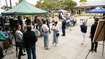 Asm. Wicks Wildfire Preparedness Event Outside Venue Photo