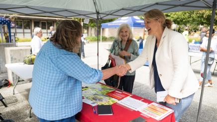 Asm. Wicks Wildfire Preparedness speaking with guests