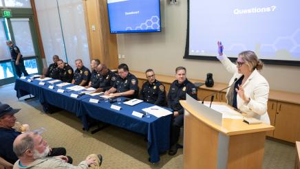 Asm. Wicks Wildfire Preparedness Panel Speaking