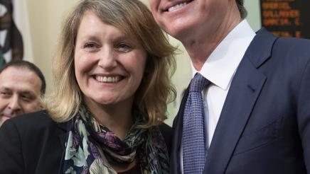 Assemblymember Wicks at State of the State with Governor Newsom