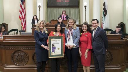 Assemblymember Buffy Wicks Honors AD 15 Woman of the Year - Dr. Rowena M Tomaneng